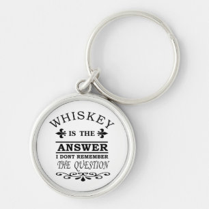 grappige whiskey slogan sleutelhanger