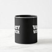 Grappige whiskey spreuken over alcohol mok (Midden)