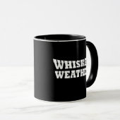 Grappige whiskey spreuken over alcohol mok (Voorkant rechts)