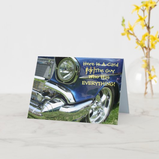 Grappige Who van de Kerel van het Wenskaart… heeft Kaart (Gele Bloem)