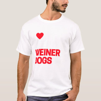 Grappige Wiener Hond Cadeaus T-shirt