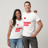 Grappige Wiener Hond Cadeaus T-shirt (Unisex)