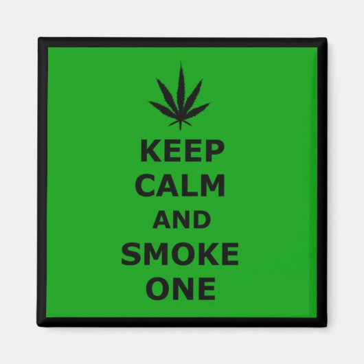 Grappige wiet magneet (Voorkant)