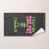 Grappige Wiet Roken Hond Stoner Handdoek (Handdoek)