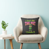 Grappige Wiet Roken Hond Stoner Kussen (Stoel)
