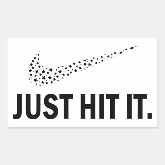 Grappige wiet, wietliefhebbers Sticker, gewoon sla Rechthoekige Sticker (Voorkant)