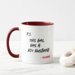 Grappige Wifey Mok - Dit meisje heeft hete man cad