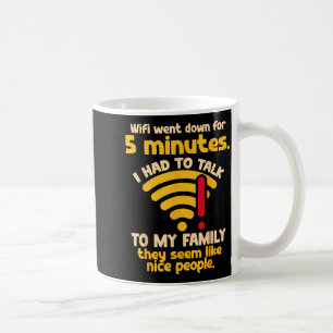 Grappige Wifi Uitgevallen Citaat Computer Nerd Voo Koffiemok