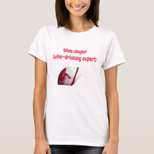 Grappige wijn afbeelding t-shirt