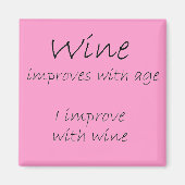 Grappige wijn citeert nieuwigheid verjaardag wijng magneet (Voorkant)