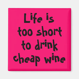 Grappige wijn citeert unieke wijngaard nieuwigheid magneet