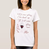 Grappige Wijn Drink T-shirt (Voorkant)