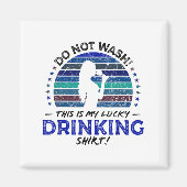 Grappige Wijn Drink Vrouw Winery Quote, Retro Scha Magneet (Voorkant)