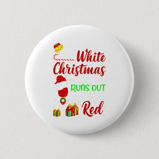 Grappige wijn drinkende ik droom van een witte ker ronde button 5,7 cm (Voorkant)