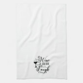 Grappige wijn een beetje lachen veel theedoek (Verticaal)