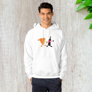 Grappige wijn- en kaasfeestje hoodie