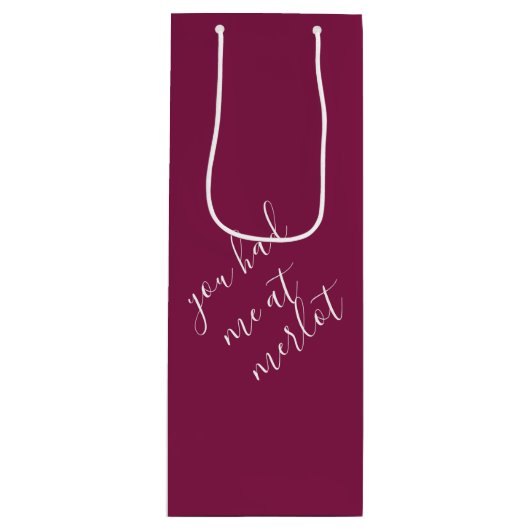 Grappige wijn grap Bourgogne wijn cadeautas (Voorkant)