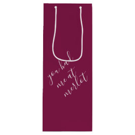 Grappige wijn grap Bourgogne wijn cadeautas tas