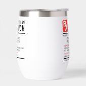 Grappige wijn recept familie reünie aangepaste tek (Links)