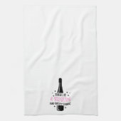 Grappige wijn riesling voor alles theedoek (Verticaal)