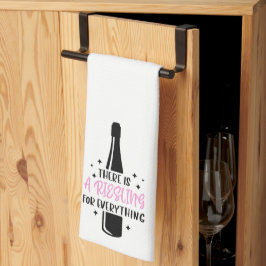 Grappige wijn riesling voor alles theedoek
