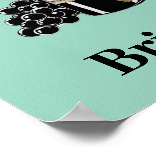 Grappige wijnflessen poster (Hoek)