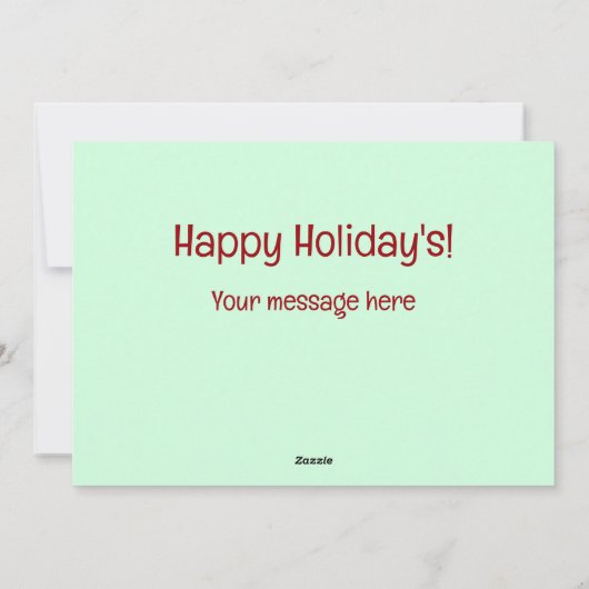 Grappige wijnkerstkaart  feestdagenkaart (Achterkant)