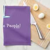 Grappige wijnliefhebbers theedoek (Quarter Fold)