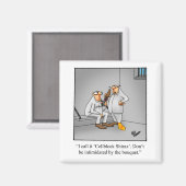 Grappige wijnmagneet Humor Spectickles Magneet (Voorkant / Achterkant)