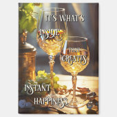 Grappige wijnmagneet magneet (Voorkant)