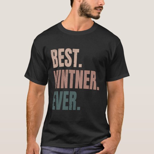 Grappige Wijnmaker Vintner Winemaking Beste Vintne T-shirt (Voorkant)