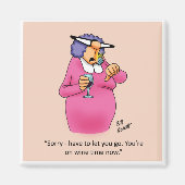 Grappige wijntijd Humor magneet Spectickles (Voorkant)