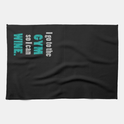 Grappige wijntraining theedoek (Horizontaal)