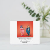 Grappige wijnuitnodiging! kaart (Staand voorkant)