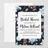 Grappige wilde bloemen winter vrijgezellenfeest kaart (Voorkant / Achterkant)