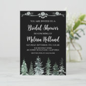 Grappige wilde bloemen winter vrijgezellenfeest kaart (Staand voorkant)