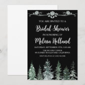 Grappige wilde bloemen winter vrijgezellenfeest kaart (Voorkant / Achterkant)