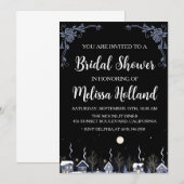 Grappige wilde bloemen winter vrijgezellenfeest kaart (Voorkant / Achterkant)