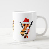 Grappige wilde Safari dieren Kerstmis kostuum Grote Koffiekop (Rechts)