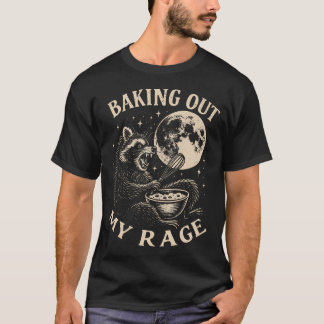 Grappige Wilde Wasbeer Bakken Uit Mijn Woede - T-shirt