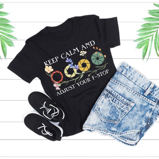 Grappige wildflower fotografie F-stop T-shirt