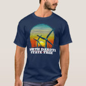 Grappige Windturbines Staat Boom T-shirt (Voorkant)