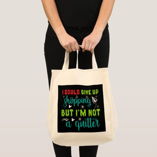 Grappige winkel woordkunst  tote bag (Voorkant (product))
