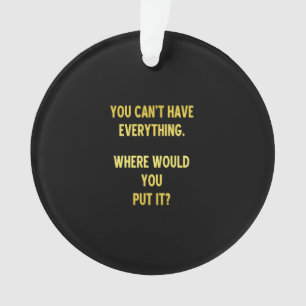 Grappige winkelopslag grap ornament