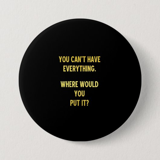 Grappige winkelopslag grap ronde button 7,6 cm (Voorkant)