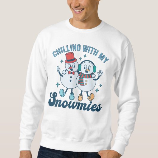 Grappige winter chillen met mijn sneeuwruimers sne trui (Voorkant)