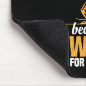 Grappige wintersport sneeuw langlaufen Accessoires Muismat (Hoek)