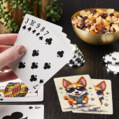 Grappige Wire Fox Terrier Kawaii Hond Pokerkaarten (Insitu)