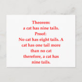 grappige wiskunde briefkaart (Voorkant)