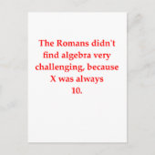 grappige wiskunde briefkaart (Voorkant)